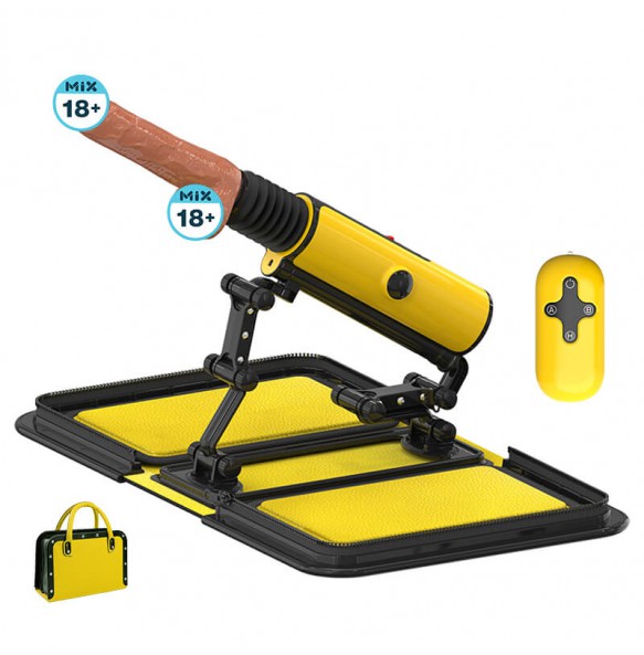 MizzZee - Handbag Heated Dildo Thrusting Machine Squirting Mode (DC Power Supply - L:14.6cm - D:4.1cm)